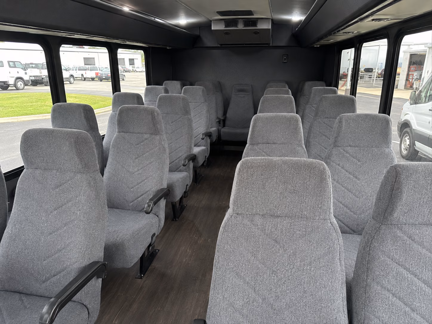 boca raton 18 passenger minibus inside