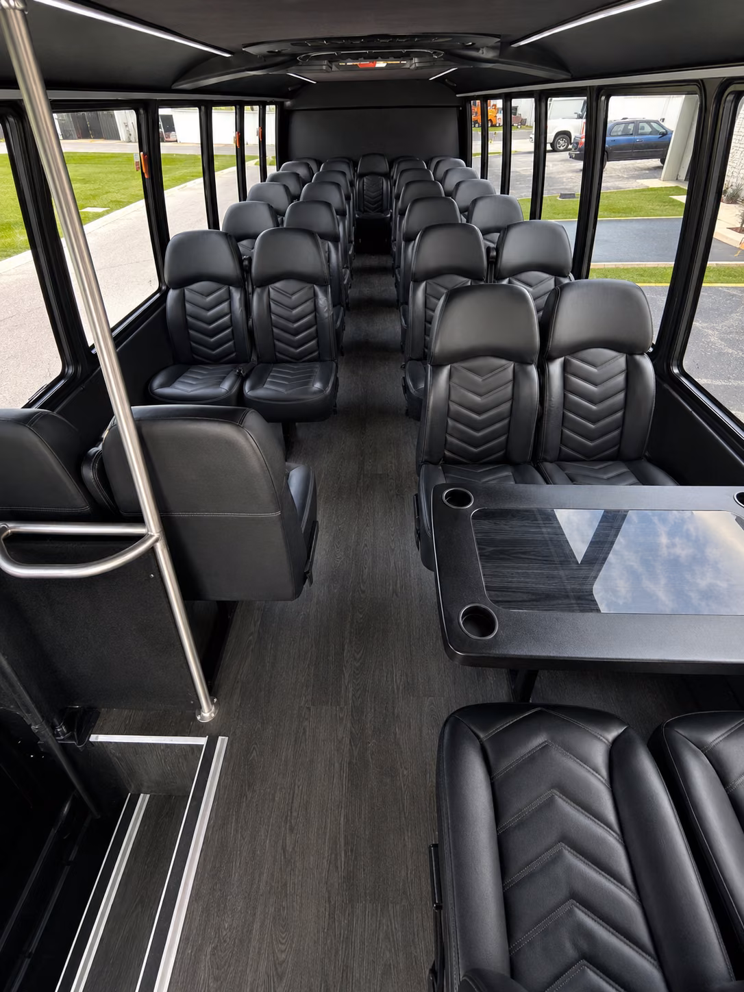 boca raton 20 passenger minibus interior