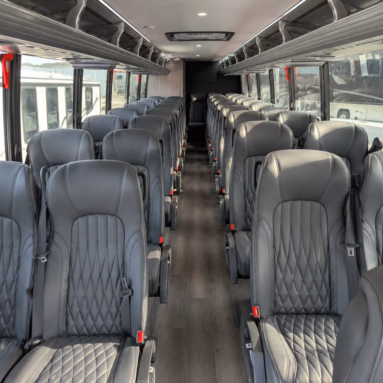 boca raton 28 passenger minibus inside