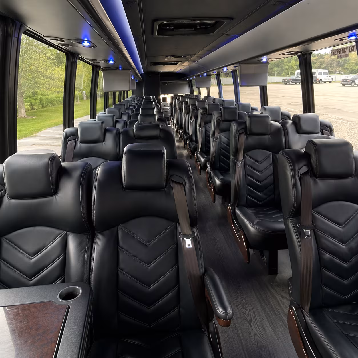 boca raton 30 passenger minibus inside