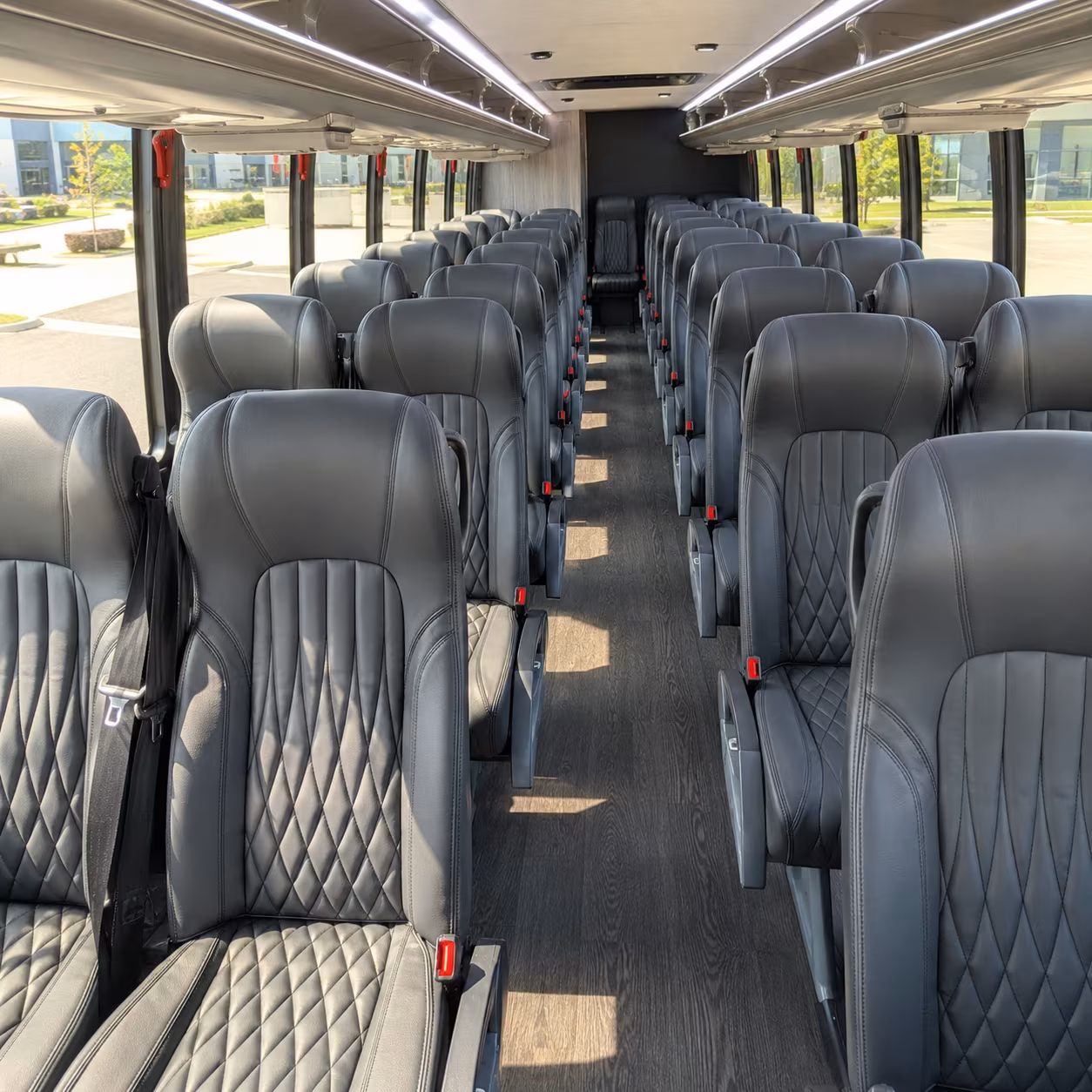 boca raton 35 passenger minibus inside